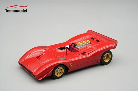 [ Pre-order ] TM43-66A Tecnomodel 1:43 Ferrari 612 Can-Am Press Red 1969