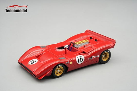 [ Pre-order ] TM43-66B Tecnomodel 1:43 Ferrari 612 Can-Am Watkins Glen 3rd Place Finisher 1969 #16 Chris Amon