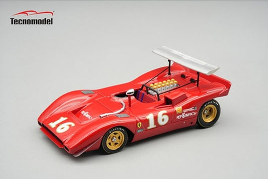 [ Pre-order ] TM43-66D Tecnomodel 1:43 Ferrari 612 Can-Am Riverside 1969 #16 Chris Amon