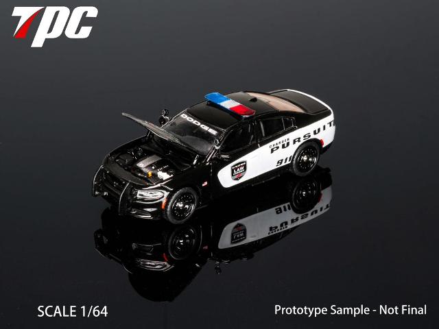 [ Pre-order ] TPC 1:64 Dodge Charger Pursuit Police Car