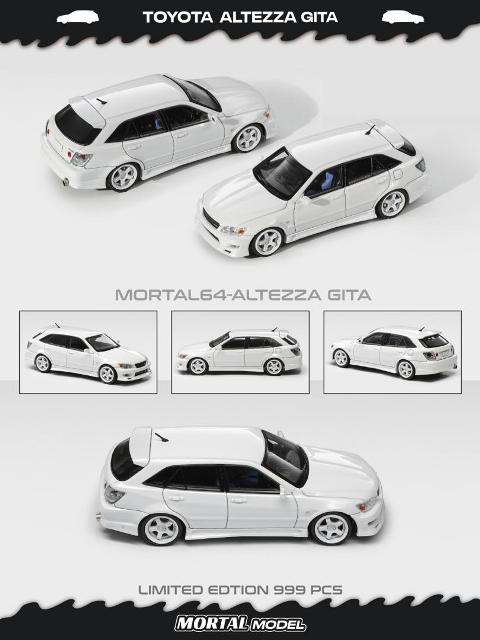 [ Pre-order ] MORTAL 1:64 Toyota Altezza Gita Pearl White ELIXIR