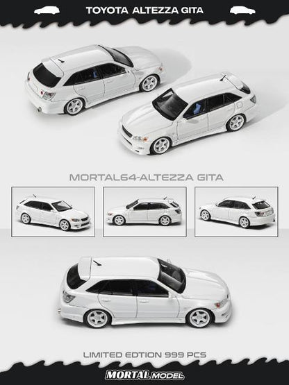 [ Pre-order ] MORTAL 1:64 Toyota Altezza Gita Pearl White ELIXIR