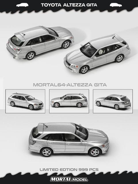 [ Pre-order ] MORTAL 1:64 Toyota Altezza Gita Silver