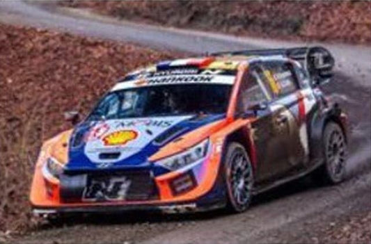 [ Pre-order ] S6907 Spark 1:43 Hyundai i20N Rally1 #16 3rd Rally Monte Carlo 2025 A. Fourmaux - A. Coria