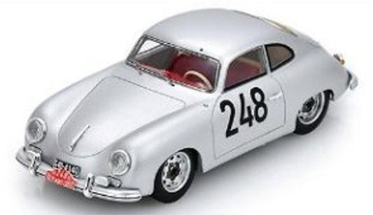 [ Pre-order ] S6137 Spark 1:43 Porsche 356 1500 #248 Rally Monte Carlo 1955 M. Nathan - H. Schellhaas