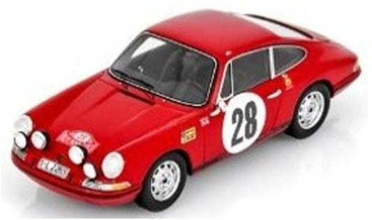 [ Pre-order ] S6613 Spark 1:43 Porsche 911S #28 Rally Monte Carlo 1969 V. Elford - D. Stone