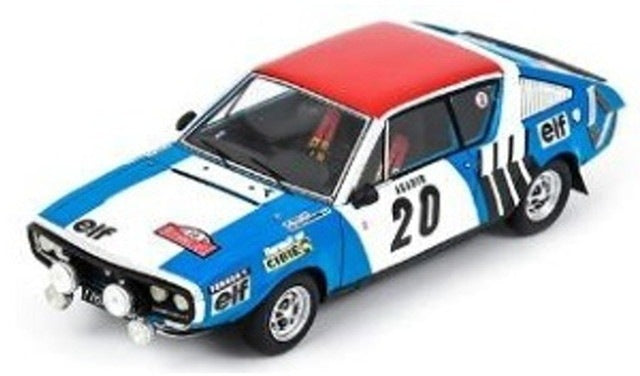 [ Pre-order ] S6193 Spark 1:43 Renault 17 #20 5th Rally Monte Carlo 1975 J-F. Piot - J. De Alexandris