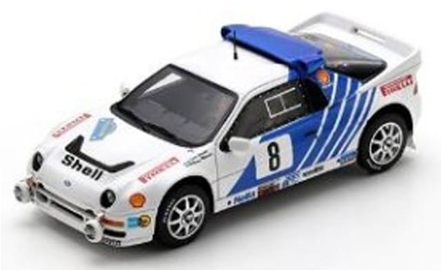 [ Pre-order ] S7752 Spark 1:43 Ford RS200 #8 3rd Swedish Rally 1986 K. Grundel - B. Melander