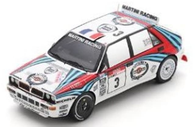 [ Pre-order ] S9017 Spark 1:43 Scale Lancia Delta HF Integrale EVO #3 Winner Tour de Corse - Rally de France 1992 D. Auriol - B. Occell