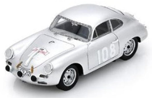 [ Pre-order ] S6145 Spark 1:43 Porsche 356 BT5 #108 Winner Tour De Corse 1960 H. Linge - P-E. Strahle