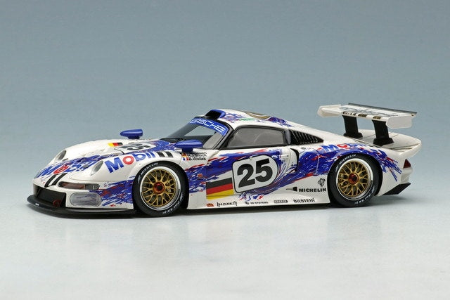 [ Pre-order ] EM328A Make Up EIDOLON 1:43 Porsche 911 GT1 Le Mans 24 Hours 1996 #25 2nd Place (GT1 Class Winner)