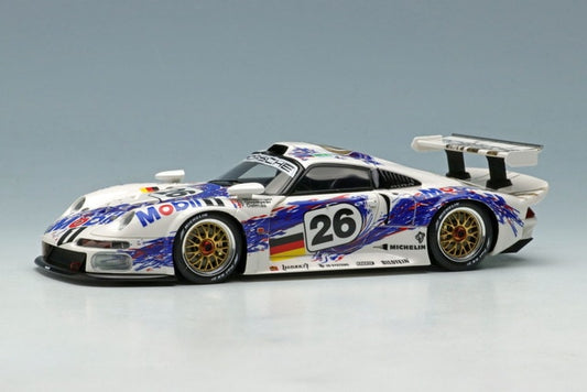 [ Pre-order ] EM328B Make Up EIDOLON 1:43 Porsche 911 GT1 Le Mans 24 Hours 1996 #26 3rd Place