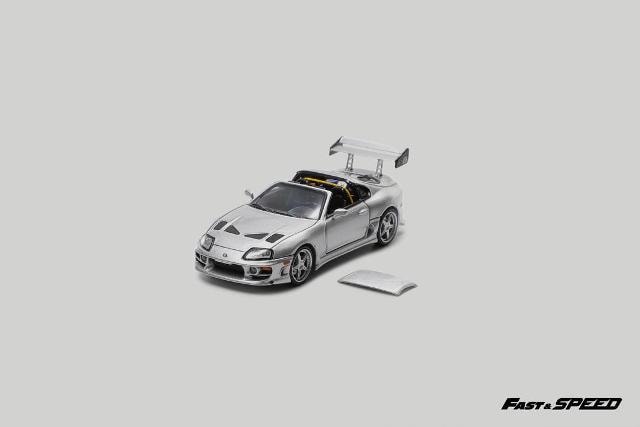 [ Pre-order ] Fast Speed FS 1:64 Supra Targa Roadster Silver