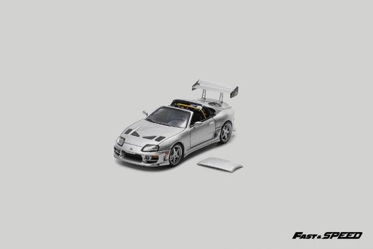 [ Pre-order ] Fast Speed FS 1:64 Supra Targa Roadster Silver