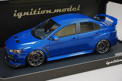 1:18 ignition model IG2295 Mitsubishi Lancer Evolution X (CZ4A) Blue Metallic