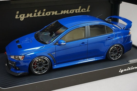1:18 ignition model IG2295 Mitsubishi Lancer Evolution X (CZ4A) Blue Metallic