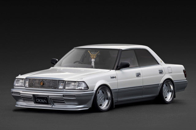 [ Pre-order ] Ignition Model IG3733 1:18 Scale Toyota Crown Royal Saloon G (130) Pearl White/Silver