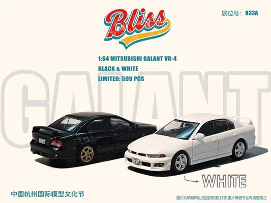 [ Pre-order ] BLISS 1:64 Mitsubishi Galant VR-4 White (Limited Edition for Hangzhou International Model Show, China)
