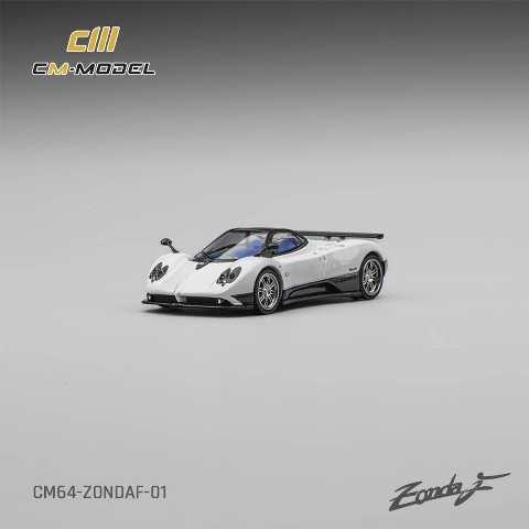 [ Pre-order ] CM64-ZondaF-01 CM-Model 1:64 Pagani Zonda F Pearl White