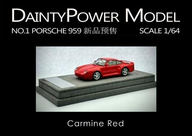 [ Pre-order ] DaintyPower Model 1:64 Porsche 959 Carmine Red