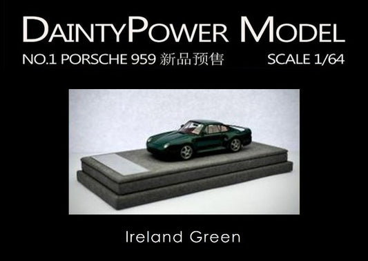 [ Pre-order ] DaintyPower Model 1:64 Porsche 959 Ireland Green