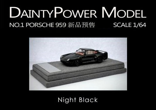 [ Pre-order ] DaintyPower Model 1:64 Porsche 959 Night Black