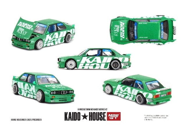 [ Pre-order ] KHMG242 TSM MINI-GT 1:64 BMW M3 Kaido Works V2 (Left-hand drive)