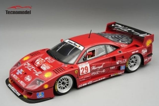 [ Pre-order ] TM18-429D Tecnomodel 1:18 Ferrari F40 LM BPR Suzuka 1996 M. Angelelli / Tetsuya Ota Detachable Engine Hood with Magnetic Assembly