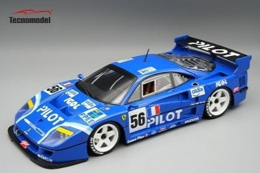 [ Pre-order ] TM18-429F Tecnomodel 1:18 Ferrari F40 LM Pilot Pen Racing 24 Hours M.Ferte / O.Thevenin / N.Loboissetie Engine Hood Magnet Removable