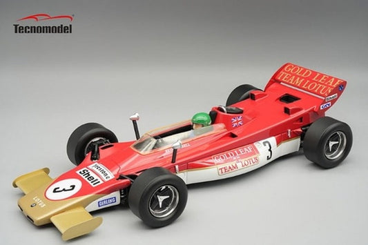 [ Pre-order ] TMD18-430A Tecnomodel 1:18 Lotus 56B F1 British GP 1971 R. Wissell #3 with Driver Figure