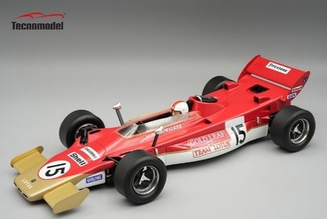 [ Pre-order ] TMD18-430D Tecnomodel 1:18 Lotus 56B F1 Dutch GP 1971 D. Walker #15 with Driver Figure