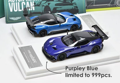 [ Pre-order ] Fine Works 1:64 Aston Martin Vulcan Purpley Blue