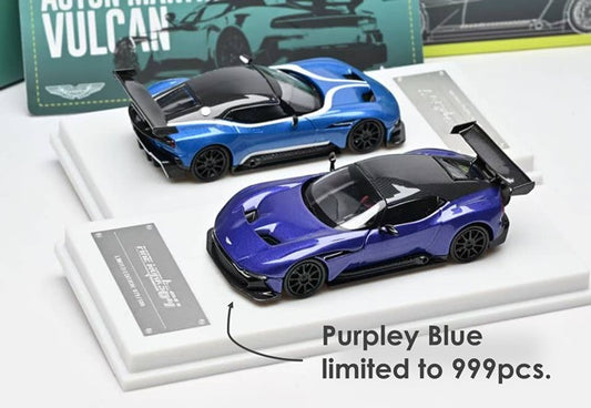 [ Pre-order ] Fine Works 1:64 Aston Martin Vulcan Purpley Blue