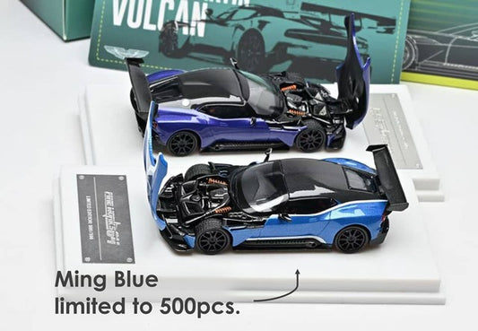 [ Pre-order ] Fine Works 1:64 Aston Martin Vulcan Ming Blue