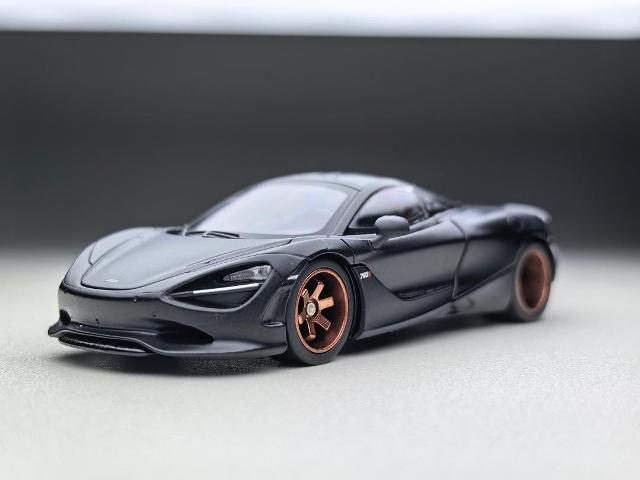[ Pre-order ] FG 1:64 Mclaren 720S GT3X Matte Black Without Tail Wing