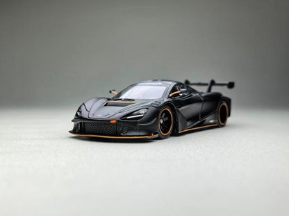 [ Pre-order ] FG 1:64 Mclaren 750S Matt Black With Tail Wing