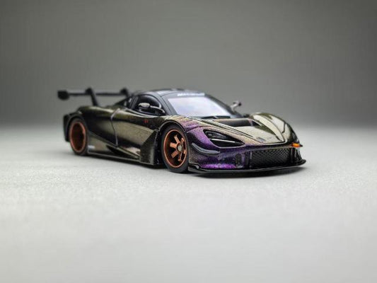 [ Pre-order ] FG 1:64 Mclaren 750S Purple With Tail Wing