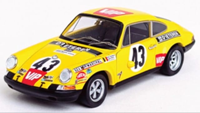 [ Pre-order ] dsn341 Trofeu 1:43 Porsche 911 S 1970 Le Mans 24 Hours #43 Jean-P.Gaban / Willy Braillard