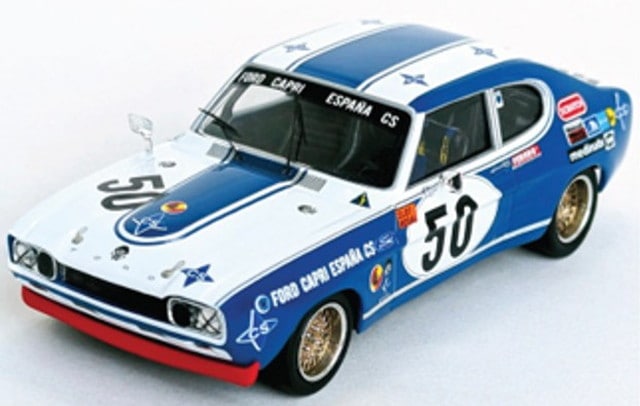[ Pre-order ] RRfr101 Trofeu 1:43 Ford Escort Capri 2600 RS 1974 Le Mans 24 Hours Race Francisco Torremeder