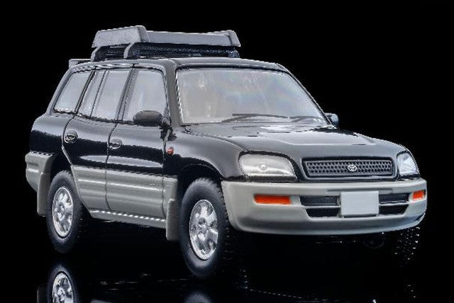 [ Pre-order ] LV-N354e Tomica Limited Vintage NEO 1:64 Toyota RAV4J V Extra Two-Tone Package (Black/Silver) 1996 Model 338970