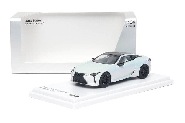[ Pre-order ] 670304001 AR Box Almost Real Model 1:64 Lexus LC500 2018 White Nova