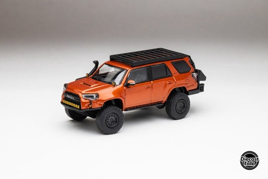 [ Pre-order ] DTG0018-OR GCD Gaincorp Products 1:64 Toyota 4Runner Widebody Overland Inferno Orange (clean)