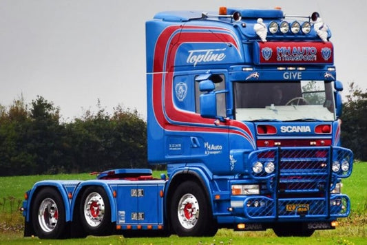 [ Pre-order ] 01-5015 WSI 1:50 SCANIA MH Auto 4 SERIES TOPLINE 6X2 TWIN STEER