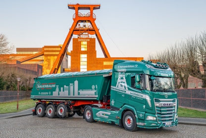 [ Pre-order ] 01-5060 WSI 1:50 Sauerbaum DAF XG 4x2 Non-Steering Tipper Trailer 3 Axle Ruhrpott Edition DAF XG 4x2