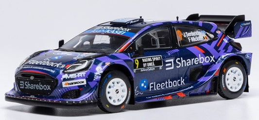 [ Pre-order ] RAM991LQ ixo 1:43 Ford Puma Rally 1 2025 Rally Sweden #9 J. Serderidis / F. Miclotte