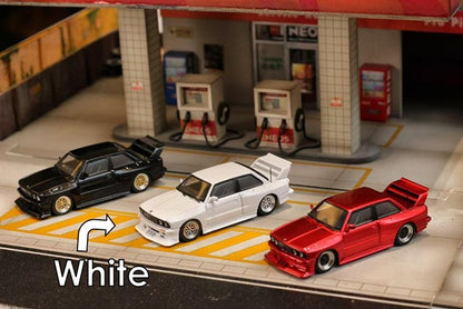 [ Pre-order ] SW Street Weapon 1:64 BMW E30 M3 LTO Modified White