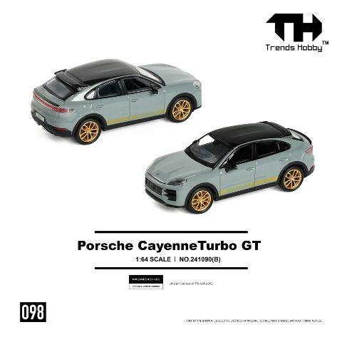 [ Pre-order ] 241090(B) Trends Hobby 1:64 Porsche Cayenne Turbo GT Cement Gray