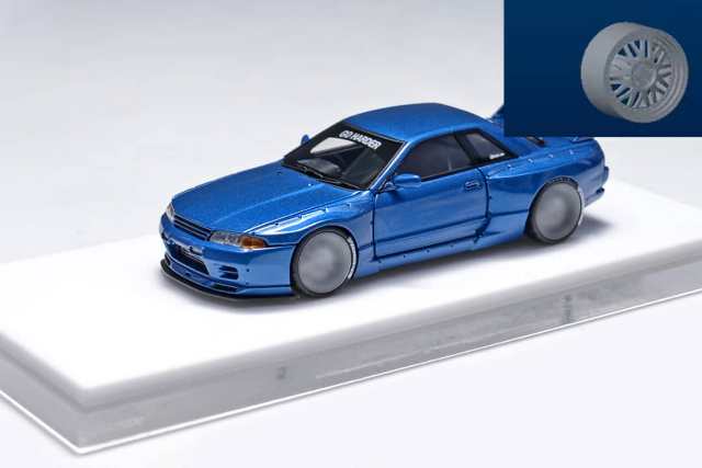[ Pre-order ] 404 Error 1:64 GTR R32 Rocket Bunny Modified Crystal Blue