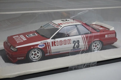 1:18 ignition model IG1725 RICOH Nissan Skyline WTC 1987 #23 with Kazuyoshi Hoshino figure