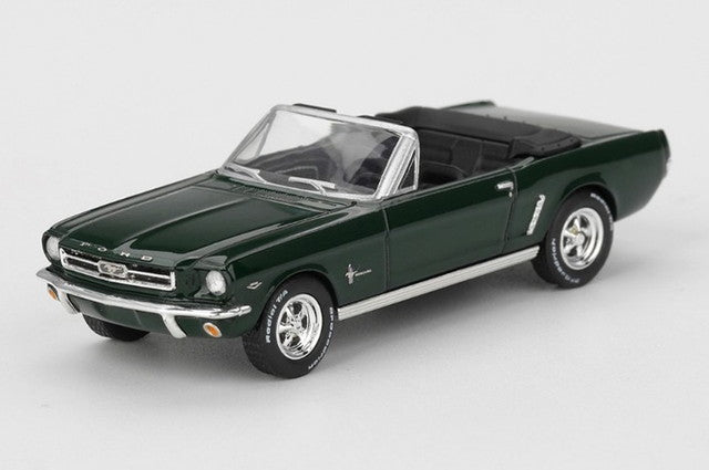 [ Pre-order ] MGT01166-BL TSM MINI-GT 1:64 Ford Mustang Convertible 1964 Highlight Green (Left-Hand Drive) *Blister Packaging